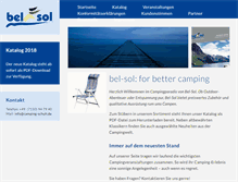 Tablet Screenshot of bel-sol.de